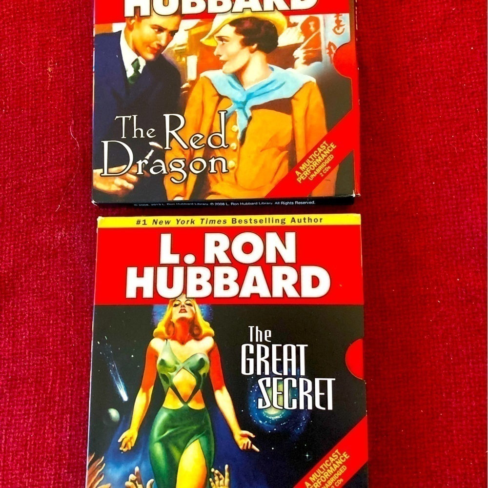 Bundle of 2 L.Ron Hubbard books on tape (CDs)